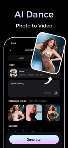Viflux - AI Photo & AI Video iPhone screenshot