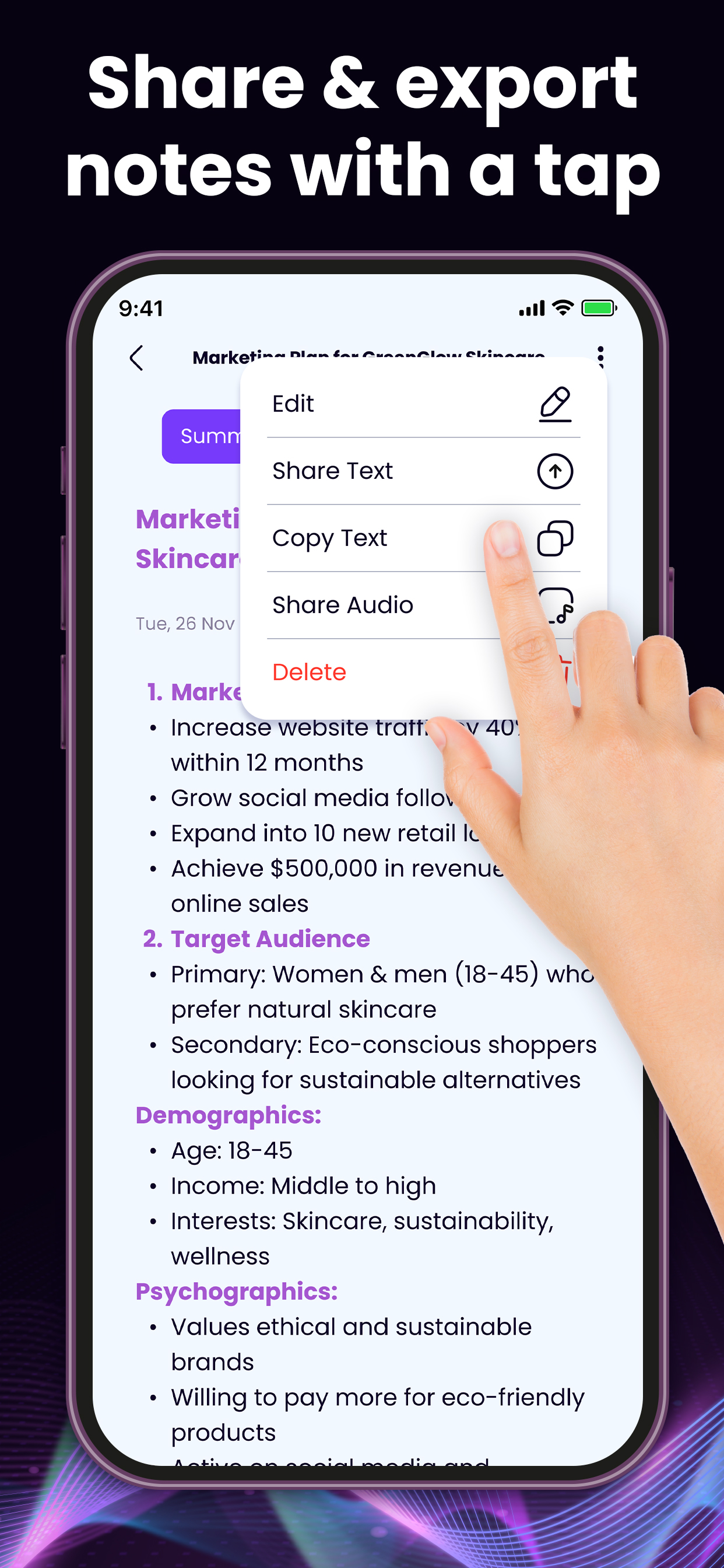 SmartNote - AI Note Taker