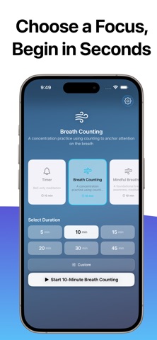 Minimalist Meditation Timer Screenshot 2 of 6