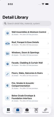 Architecture Details iPhone screenshot