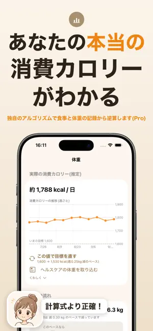 カロログ -CalLog-｜応援してくれる食事管理 screenshot 2