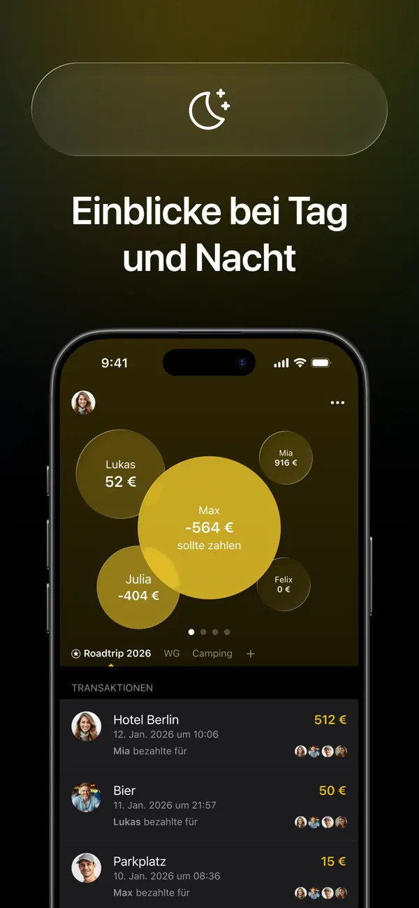 Settle Up - Group Expenses iPhone App Screenshot 4 – Finanzen