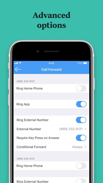 Ooma Home Phone Screenshot