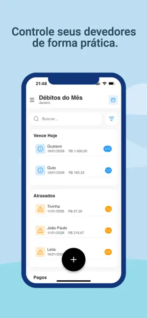 Devedores e Dívidas screenshot 1