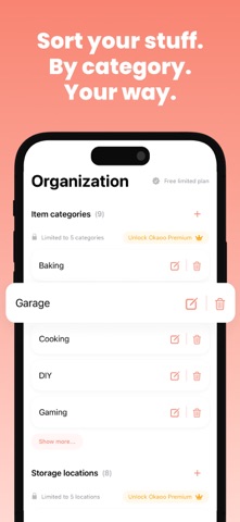 Okaoo - Home Inventory screenshot
