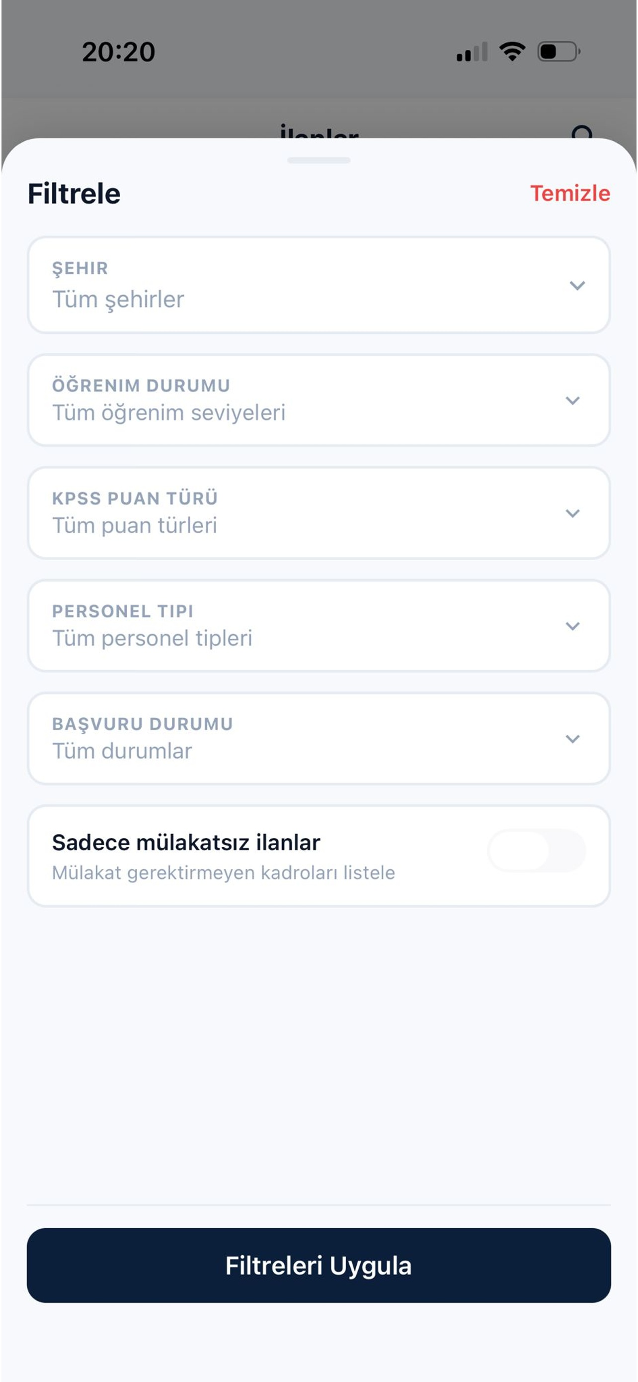 Kadro Radar - Kamu ilanları