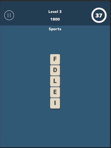 Letter - Shuffle iPad screenshot