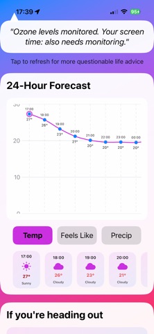 ADHD Weather Assistant screenshot