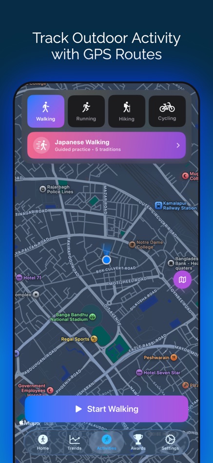 #7. Steply: Step Counter Pedometer (iOS) Oleh: Taohidul Islam
