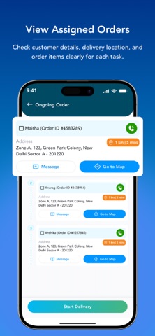 MD Safal Delivery App iPhone screenshot