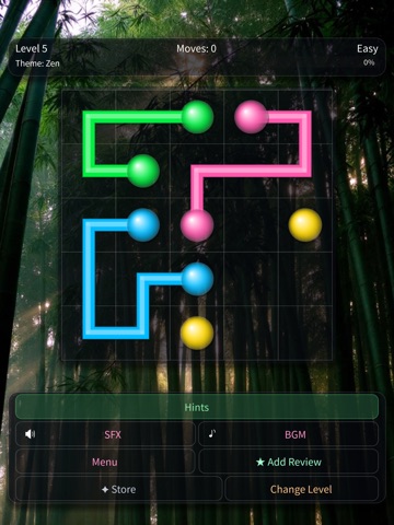 ColorFlow Worlds: Connect Dots iPad screenshot