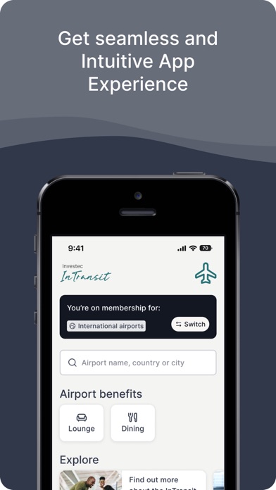 Investec InTransit Screenshot