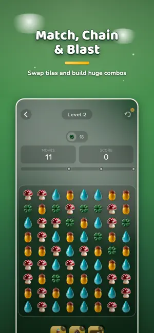 Foxglen: Match 3 Puzzle screenshot 2