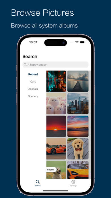 AI Photo Searcher - Simphoto Screenshot