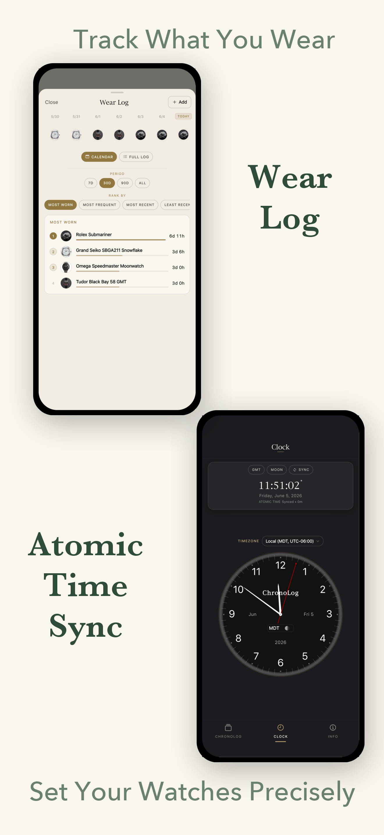ChronoLog • Watch Accuracy