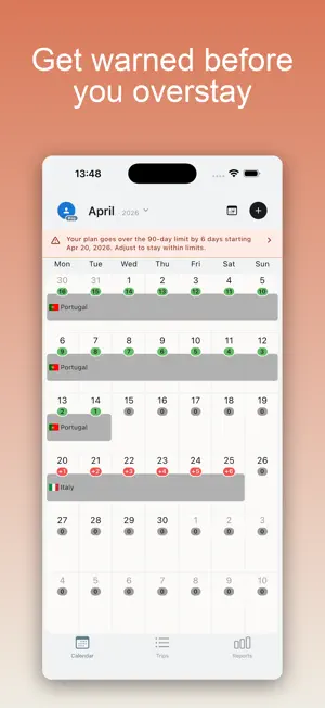 Schengen Calculator screenshot 4