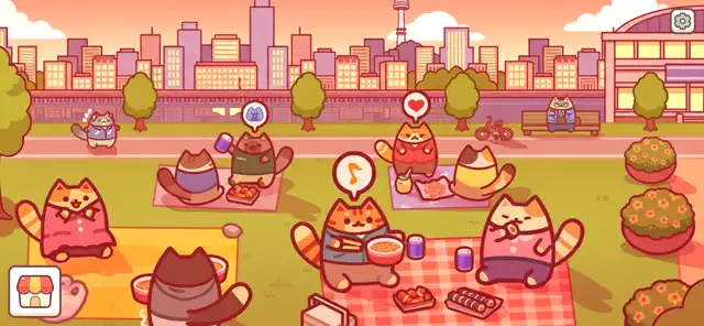 Cat Snack Bar: City Simulation screenshot 2