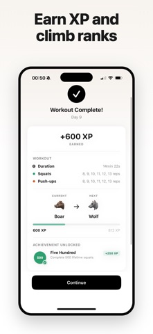 RepStandard - Home Workouts Screenshot 5 of 7