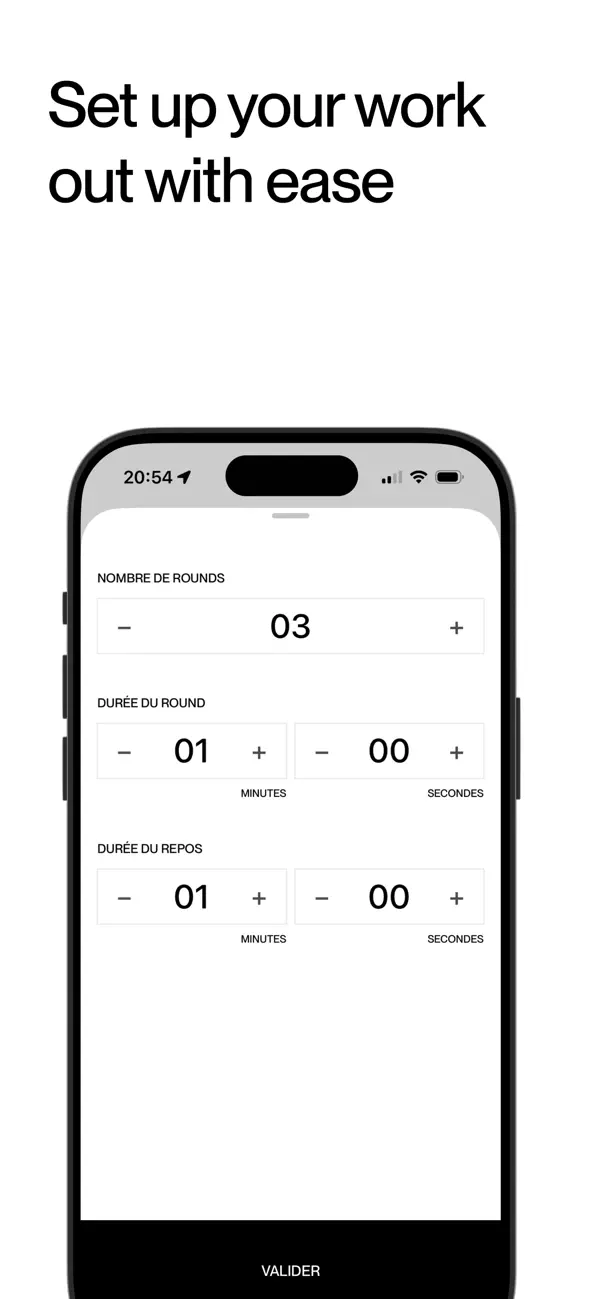 Screenshot #3 pour Minimal Interval Timer