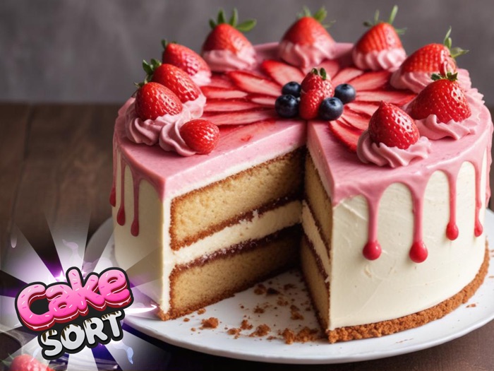 Cake Sort 3D Sorting Game