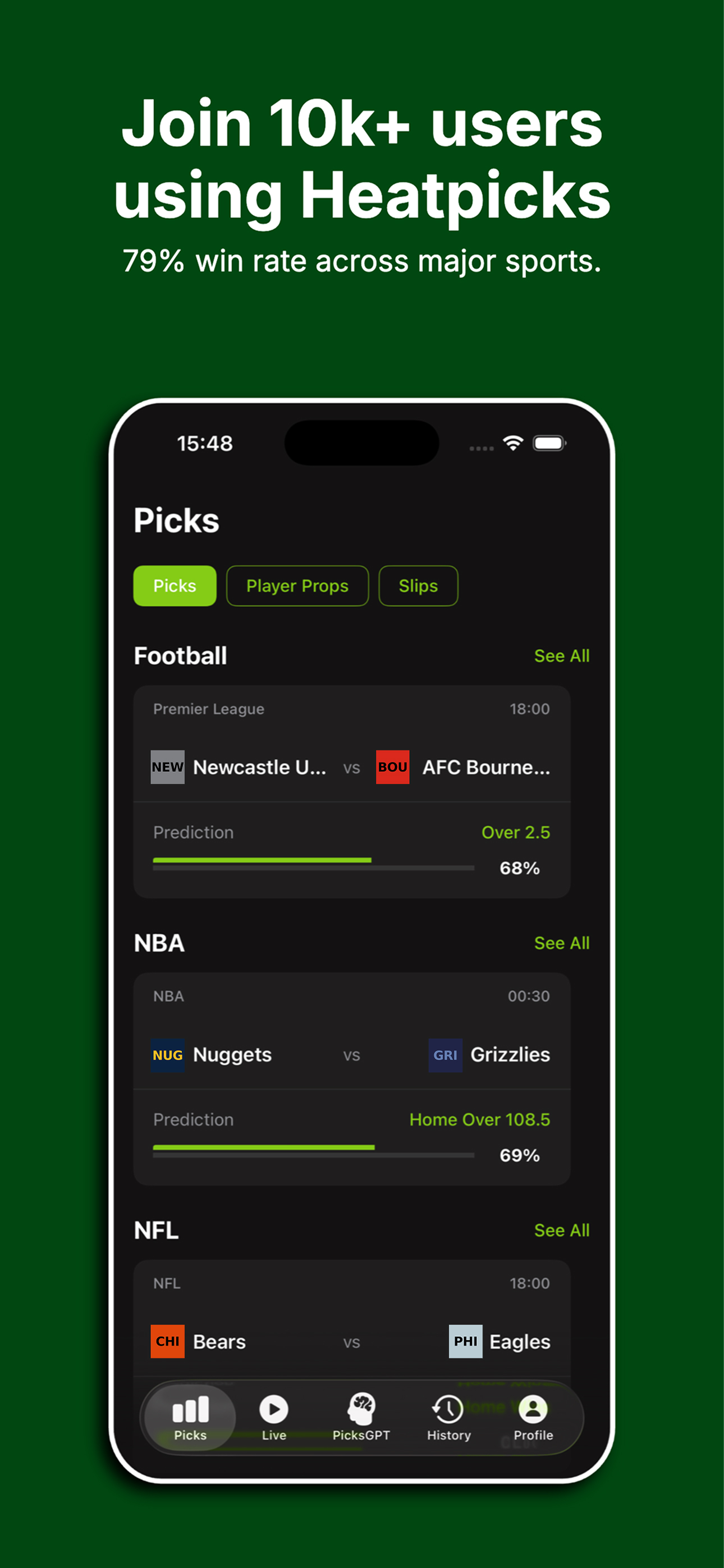 AI Powered Picks - Heatpicks