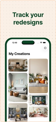 Room Design with AI - Rehome iPhone screenshot