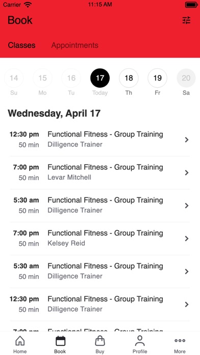 Dilligence Training Screenshot