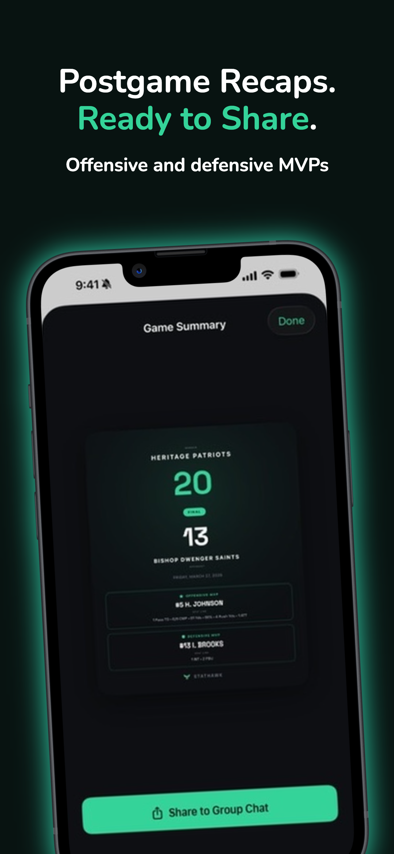 StatHawk: Flag Football Stats