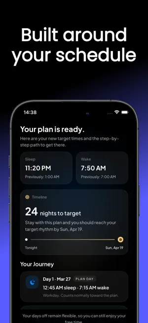 Sleep Routine: Bedtime Planner screenshot 1
