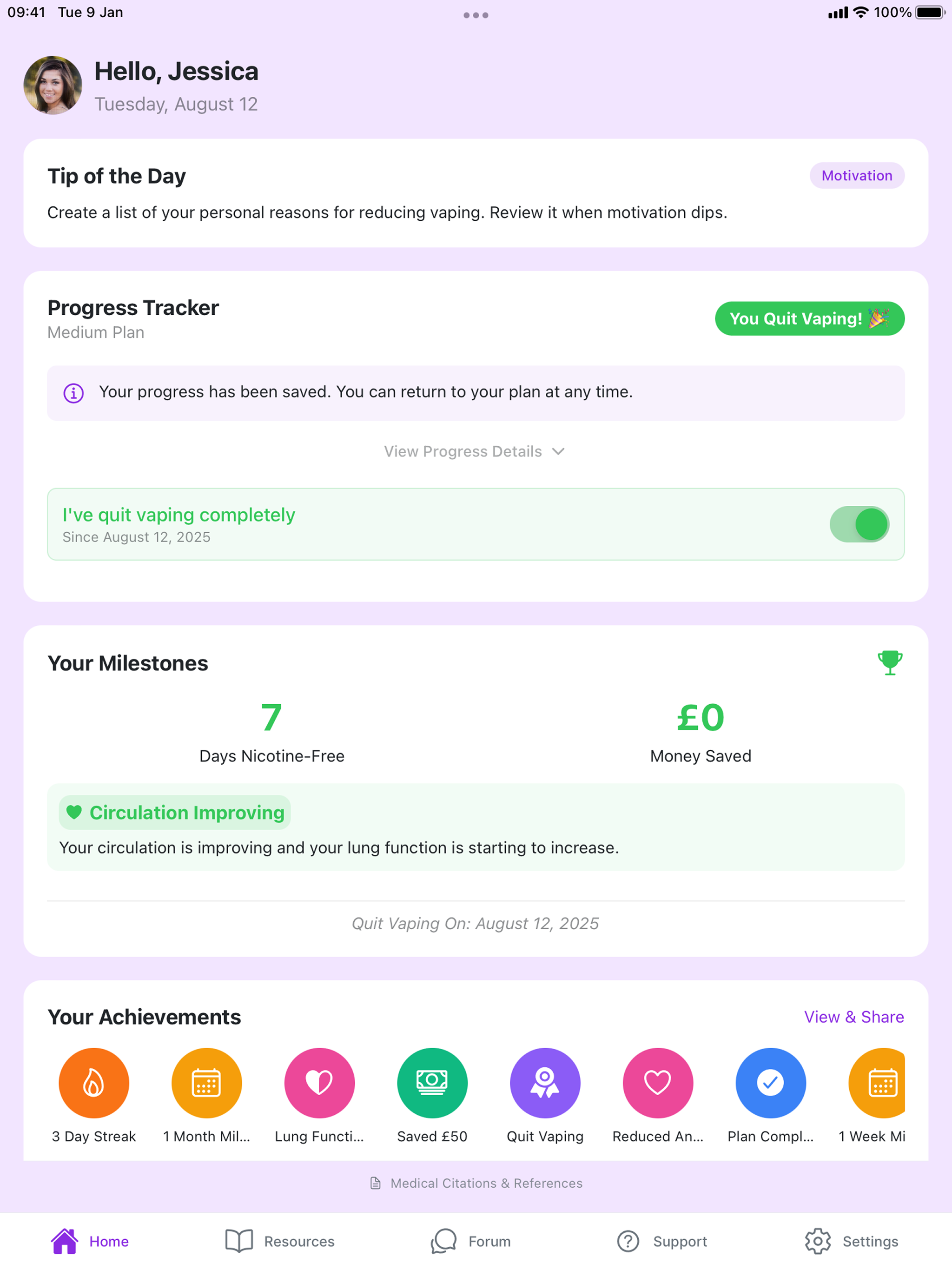 Vaporate: Quit Vaping Toolkit