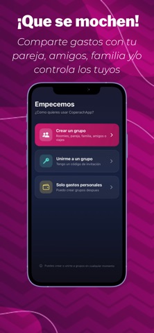 CoperachApp - Gastos y Cuentas iPhone screenshot