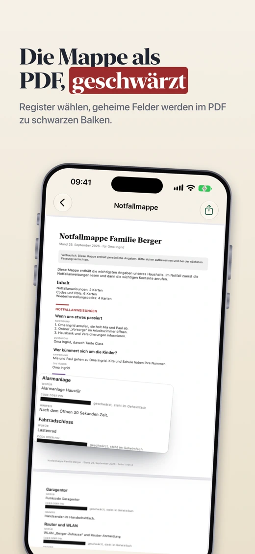 Geheimfach: Notfallmappe screenshot 3