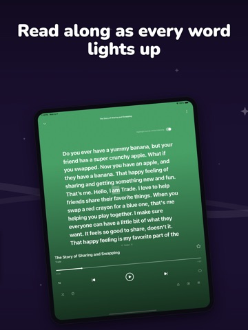Storypie: Audio Learning iPad screenshot
