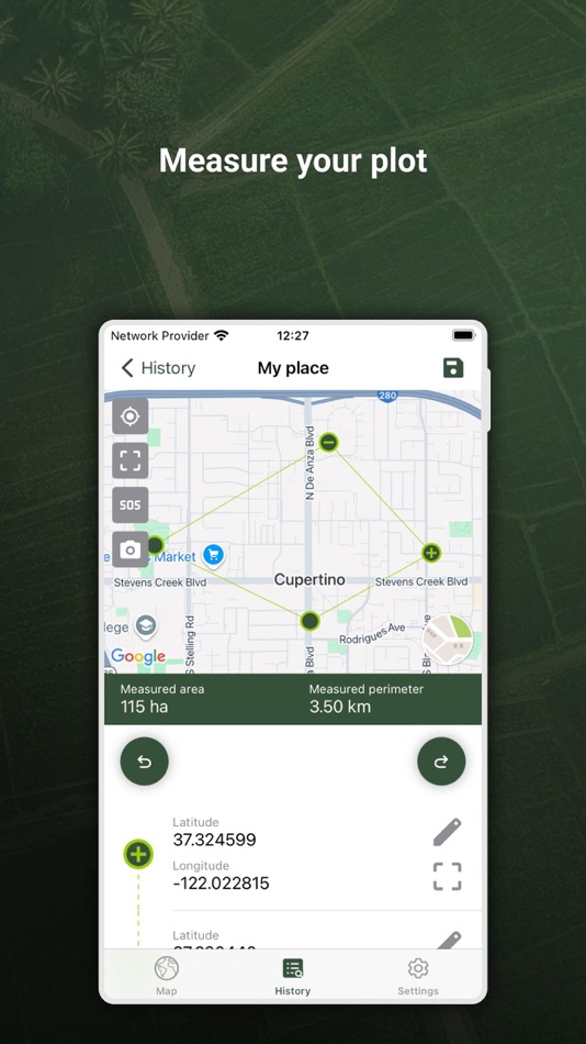 #4. My GPS Area Calculator (iOS) 由: MYSTIC MOBILE APPS LLC