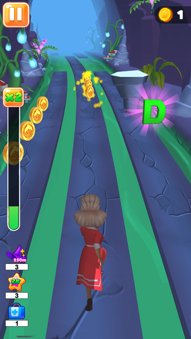Granny Run 3D runner Game Screenshot