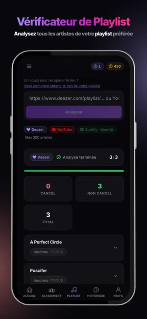 Cancelometre screenshot 3