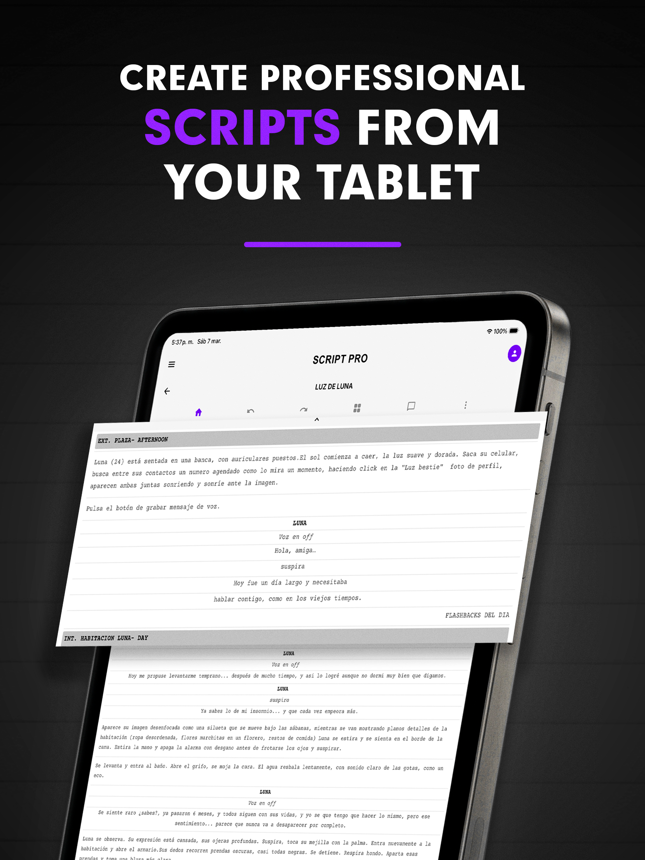 Script Pro: Write Screenplay