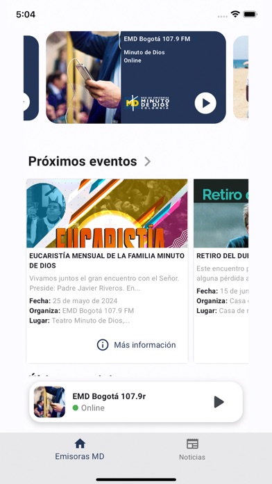 Emisoras minuto de Dios Screenshot