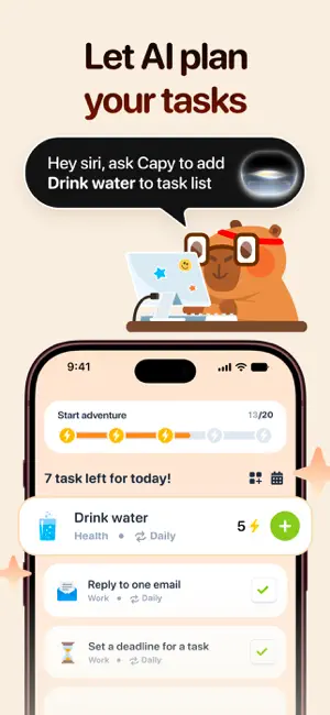 CapyCare: Your Self-Care Pet screenshot 4