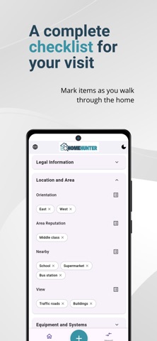 Home Hunter - Smart Checklist Screenshot 3 of 5