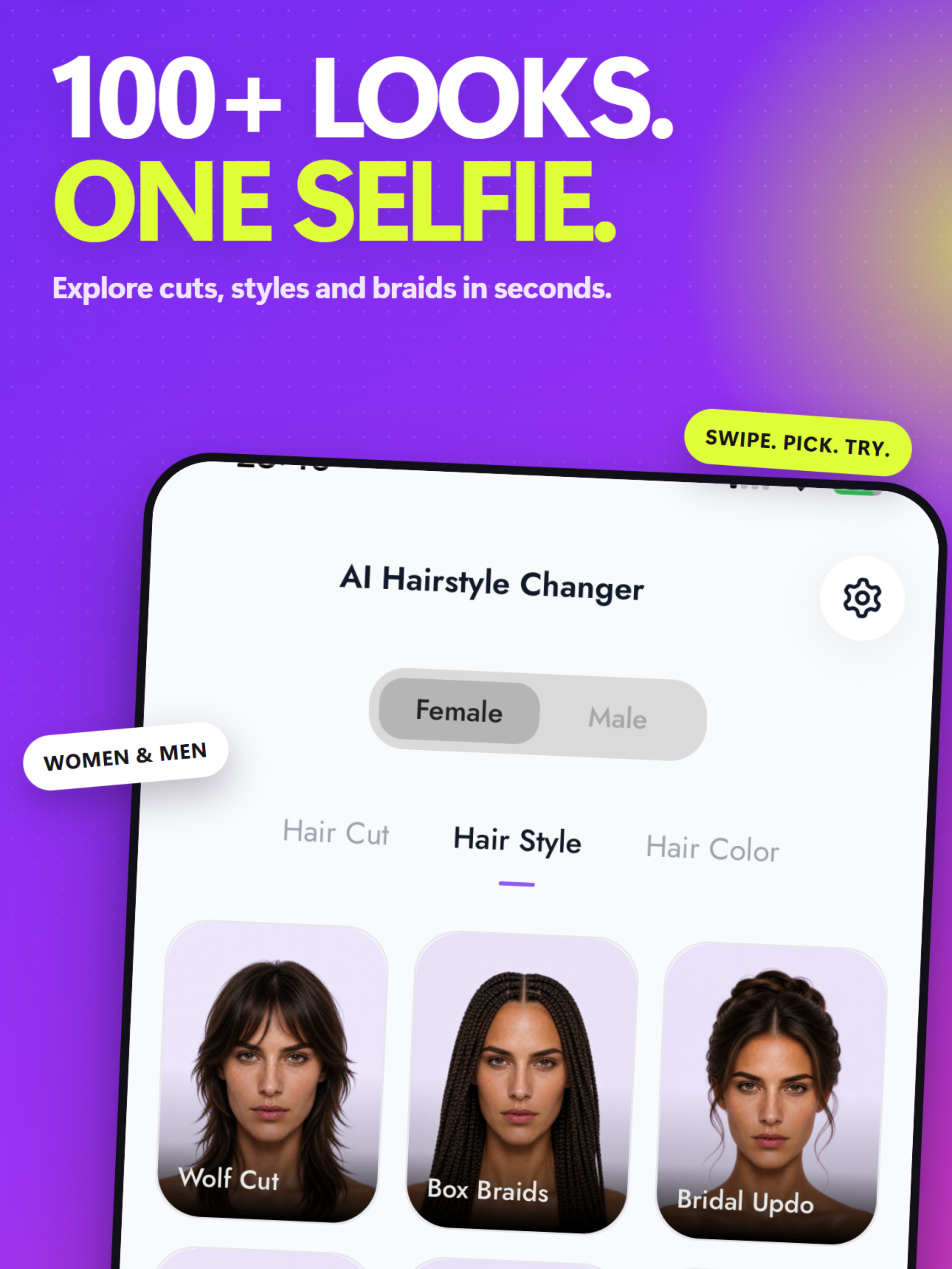 AI Hairstyle Changer: app screenshot 8