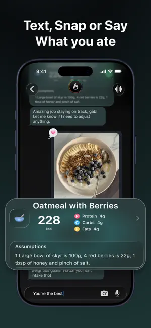 CalorAI: AI Calorie Tracker iPhone screenshot 2