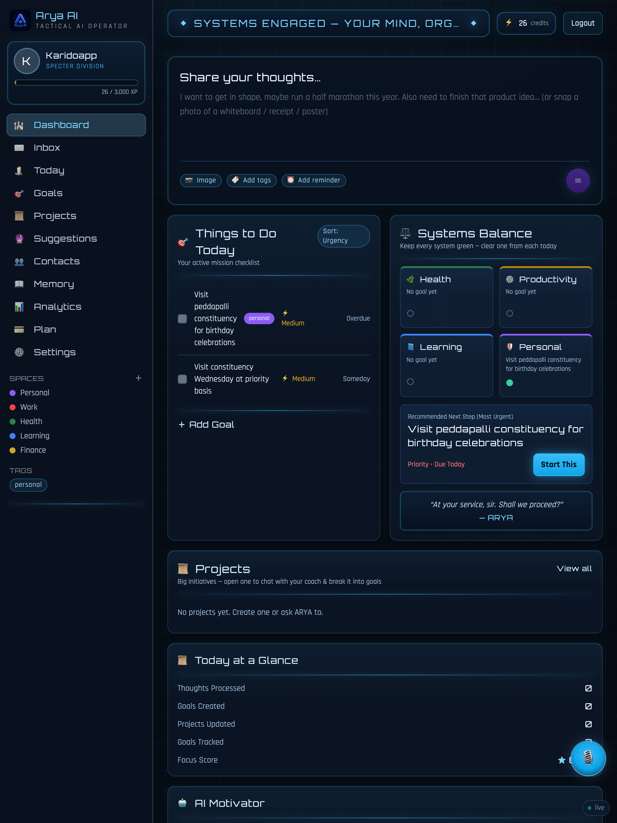 The Arya AI screenshot 9