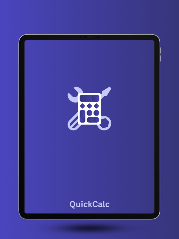 QuickCalc iPad screenshot 1 - Utilities app