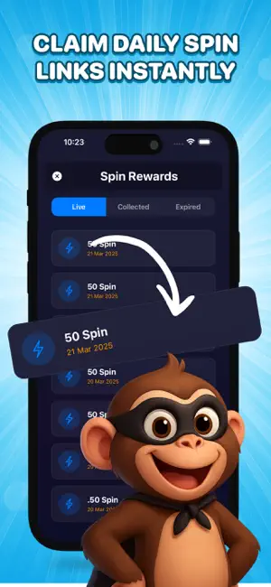Spins and Coins - Reward Links screenshot 2