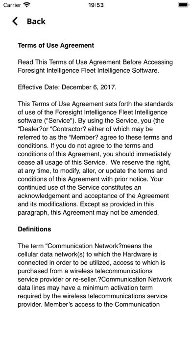 Screenshot 2 of Fleet Intelligence App