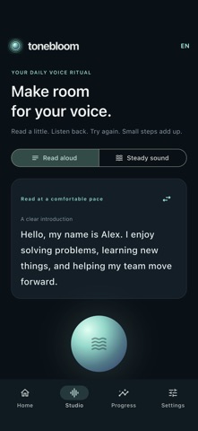 Tonebloom: Voice Training screenshot 2