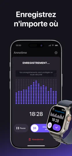 Capture d'écran de Annotime: Note Intelligente IA sur iPhone 3