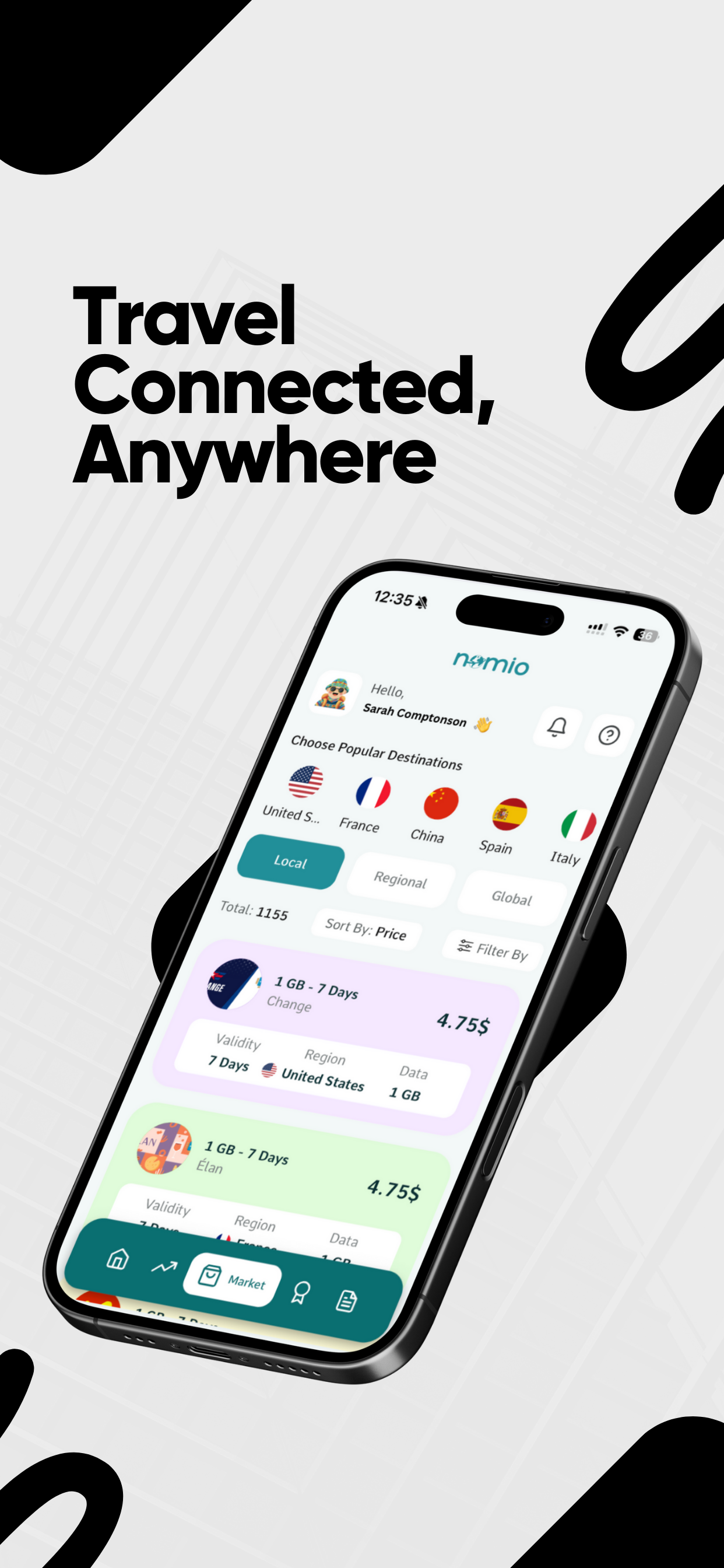 Nomio: eSIM Travel & Internet