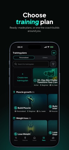 SatisFIT: Workout & Fitness iPhone screenshot